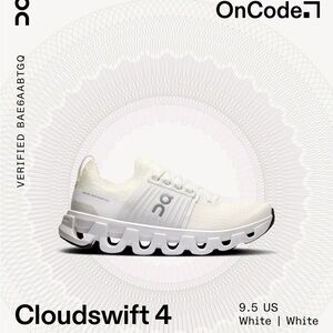 On Cloudswifts 4 Women's Running Sneakers in White